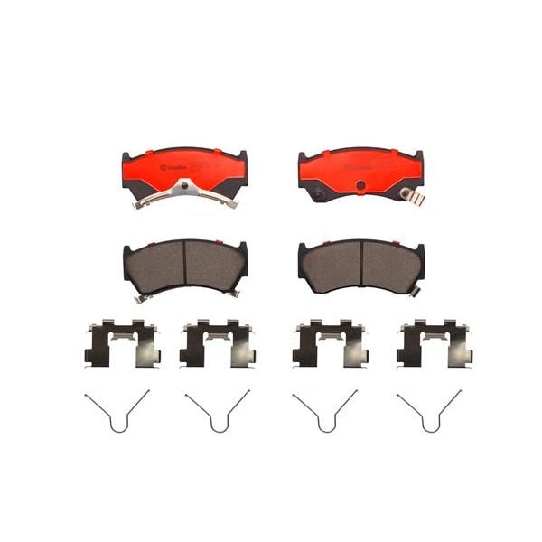 Brembo P56026N NAO Series Premium Ceramic Brake Pad Set Front