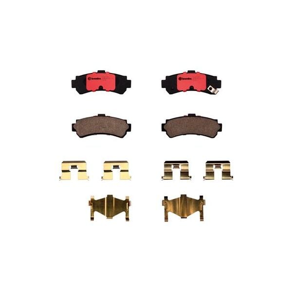 Brembo P56035N NAO Series Premium Ceramic Brake Pad Set Rear