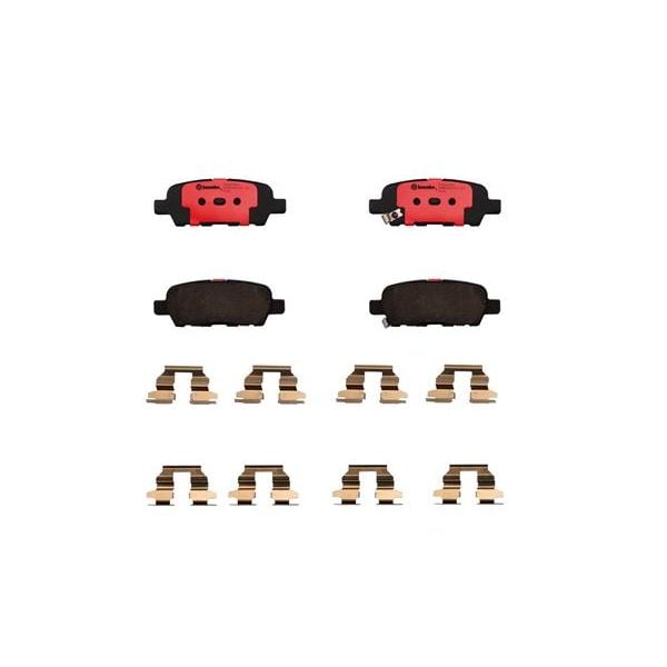 Brembo P56046N NAO Series Premium Ceramic Brake Pad Set Rear