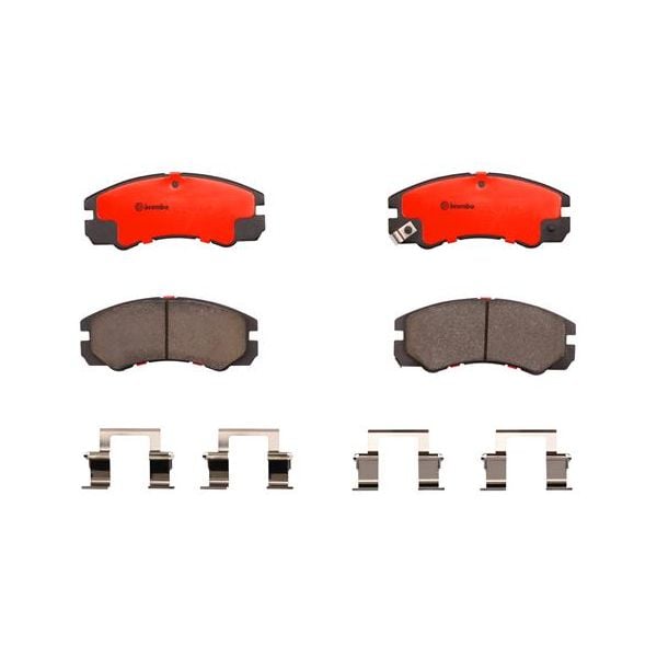 Brembo P59020N NAO Series Premium Ceramic Brake Pad Set Front