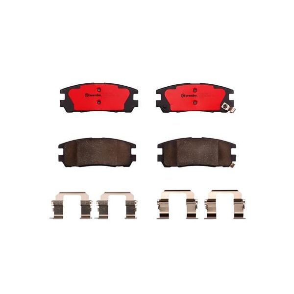 Brembo P59021N NAO Series Premium Ceramic Brake Pad Set Rear