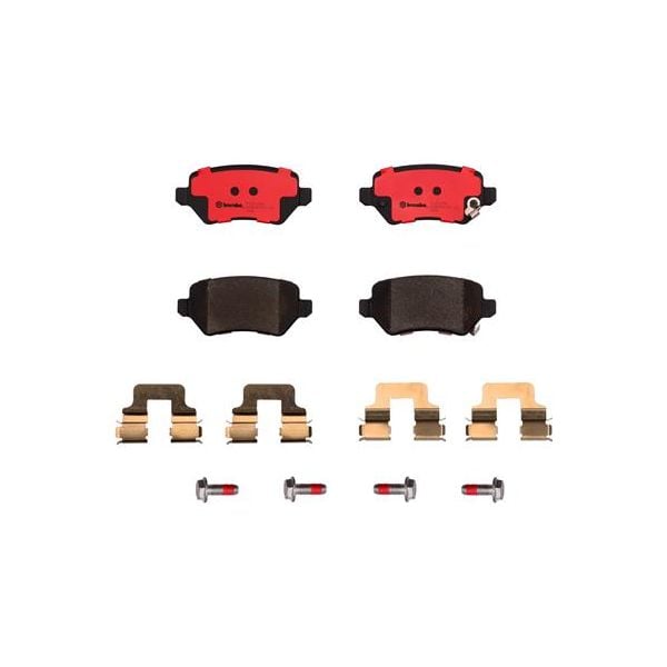 Brembo P59038N NAO Series Premium Ceramic Brake Pad Set Rear