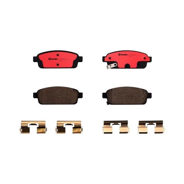Brembo P59080N NAO Series Premium Ceramic Brake Pad Set Rear