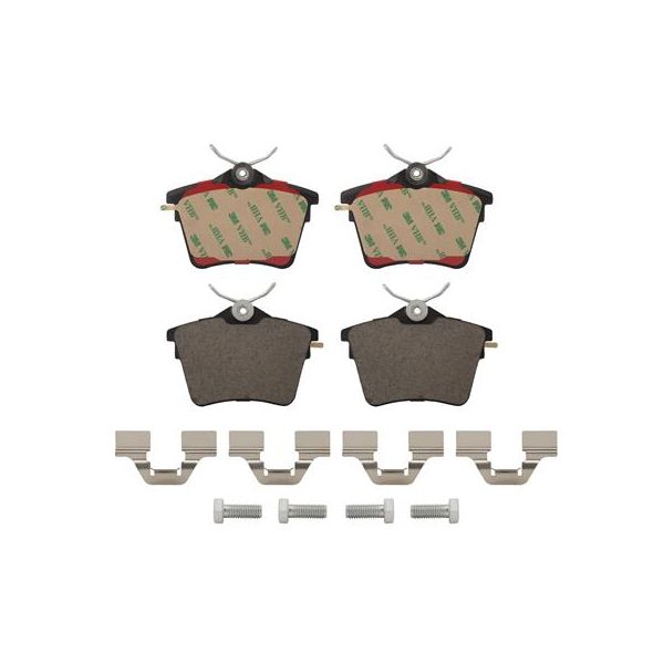 Brembo P61079N NAO Series Premium Ceramic Brake Pad Set Rear