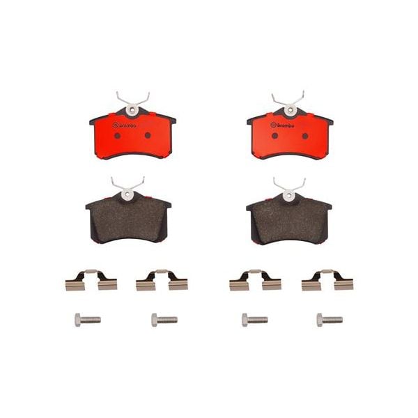 Brembo P61088N NAO Series Premium Ceramic Brake Pad Set Rear
