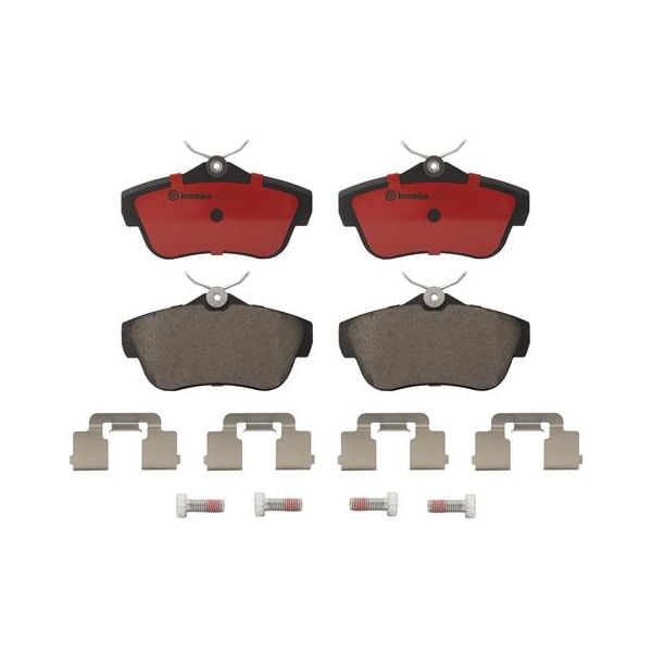 Brembo P61095N NAO Series Premium Ceramic Brake Pad Set Rear