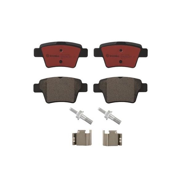 Brembo P61100N NAO Series Premium Ceramic Brake Pad Set Rear