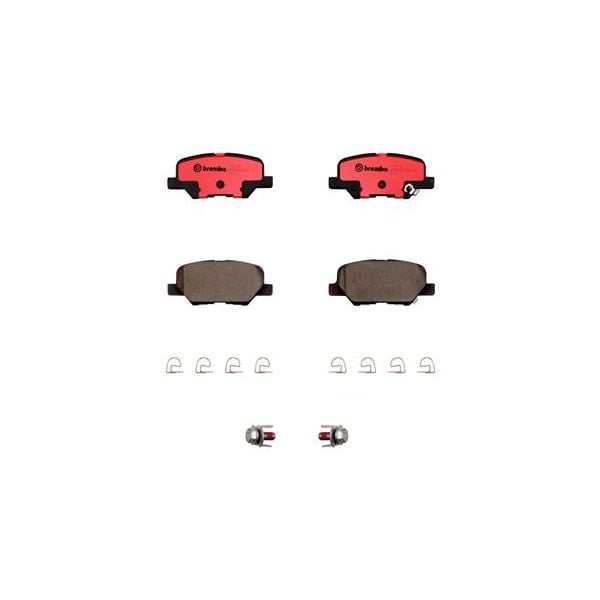 Brembo P61111N NAO Series Premium Ceramic Brake Pad Set Rear