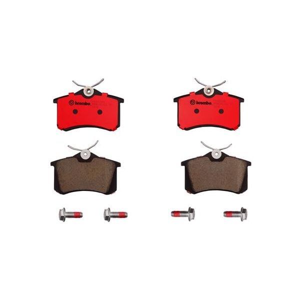 Brembo P68024N NAO Series Premium Ceramic Brake Pad Set Rear