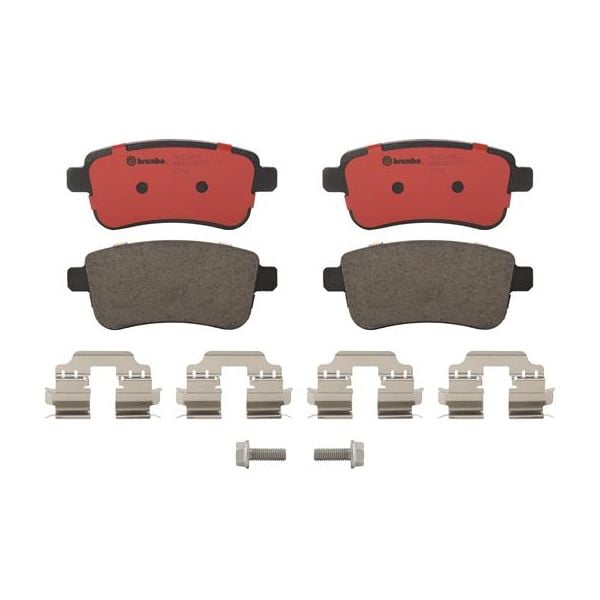 Brembo P68041N NAO Series Premium Ceramic Brake Pad Set Rear