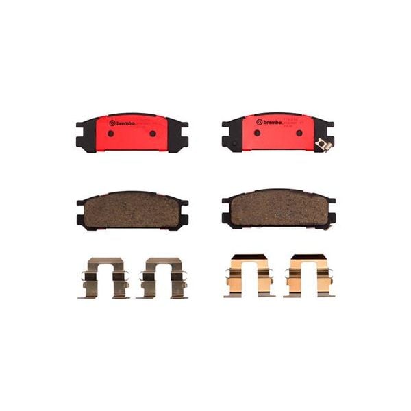 Brembo P78005N NAO Series Premium Ceramic Brake Pad Set Rear