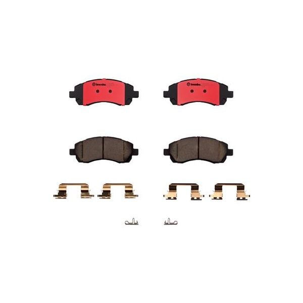 Brembo P78009N NAO Series Premium Ceramic Brake Pad Set Front