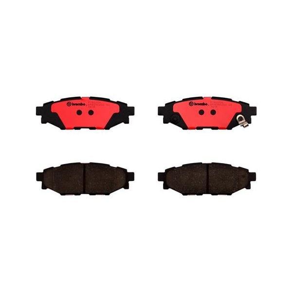 Brembo P78020N NAO Series Premium Ceramic Brake Pad Set Rear