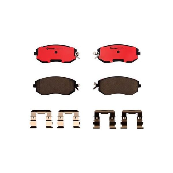 Brembo P78021N NAO Series Premium Ceramic Brake Pad Set Front