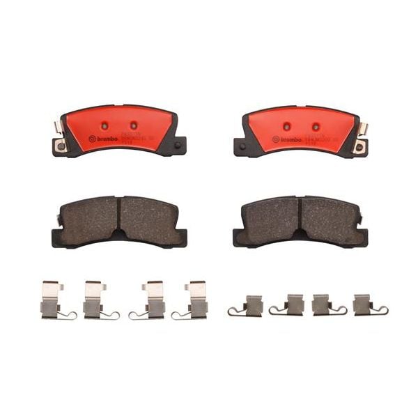 Brembo P83015N NAO Series Premium Ceramic Brake Pad Set Rear
