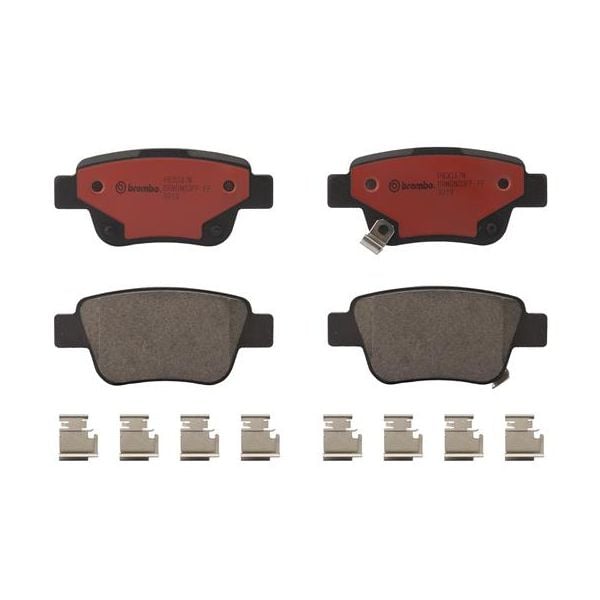 Brembo P83047N NAO Series Premium Ceramic Brake Pad Set Rear