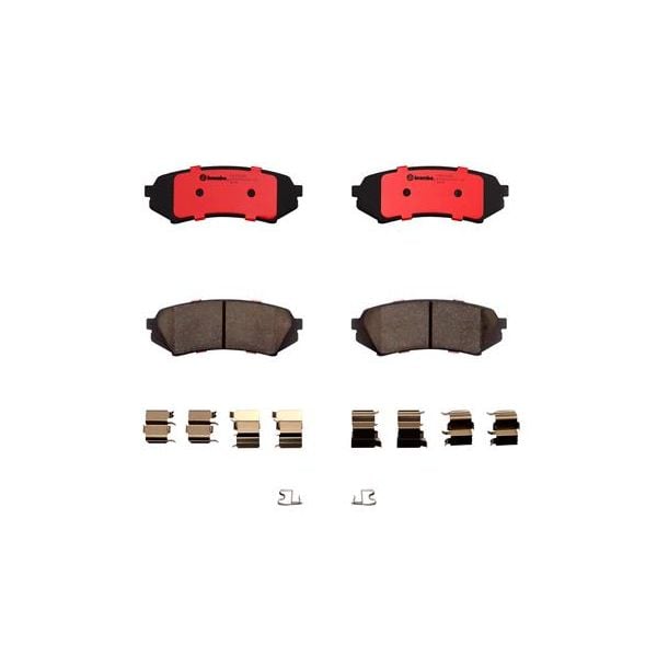 Brembo P83049N NAO Series Premium Ceramic Brake Pad Set Rear