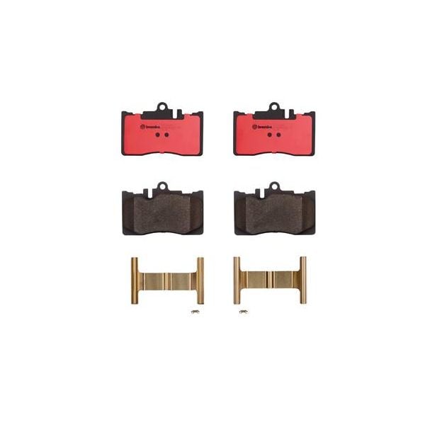 Brembo P83058N NAO Series Premium Ceramic Brake Pad Set Front