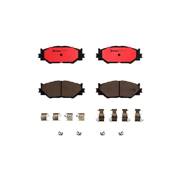 Brembo P83074N NAO Series Premium Ceramic Brake Pad Set Front