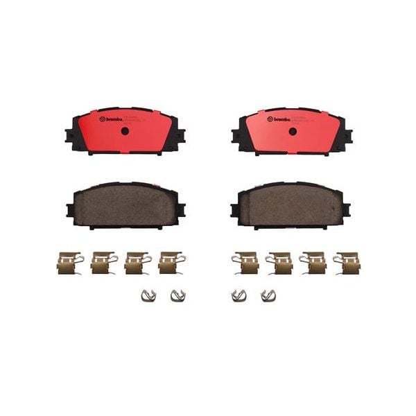 Brembo P83086N NAO Series Premium Ceramic Brake Pad Set Front