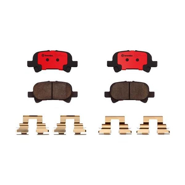 Brembo P83110N NAO Series Premium Ceramic Brake Pad Set Rear