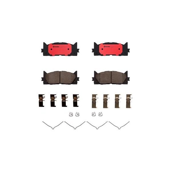 Brembo P83117N NAO Series Premium Ceramic Brake Pad Set Front