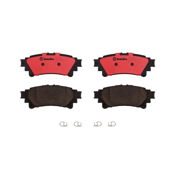 Brembo P83152N NAO Series Premium Ceramic Brake Pad Set Rear
