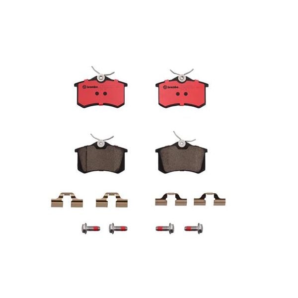 Brembo P85020N NAO Series Premium Ceramic Brake Pad Set Rear