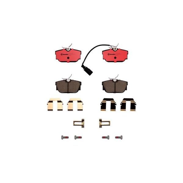 Brembo P85046N NAO Series Premium Ceramic Brake Pad Set Rear