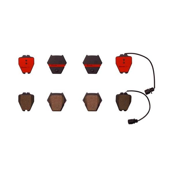 Brembo P85054N NAO Series Premium Ceramic Brake Pad Set Front