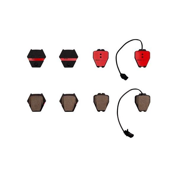 Brembo P85067N NAO Series Premium Ceramic Brake Pad Set Front