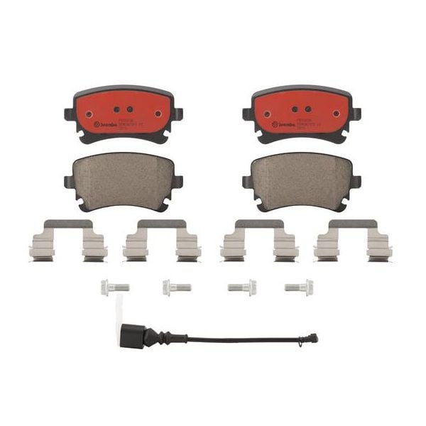 Brembo P85083N NAO Series Premium Ceramic Brake Pad Set Rear