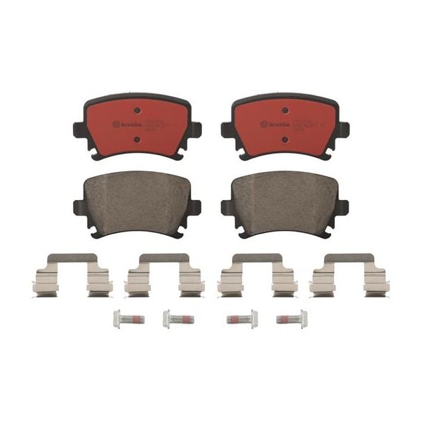 Brembo P85095N NAO Series Premium Ceramic Brake Pad Set Rear