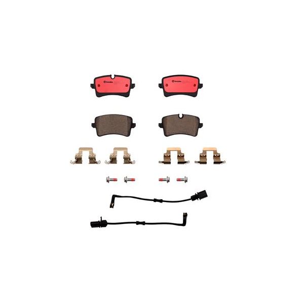 Brembo P85118N NAO Series Premium Ceramic Brake Pad Set Rear