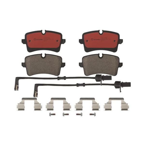 Brembo P85119N NAO Series Premium Ceramic Brake Pad Set Rear