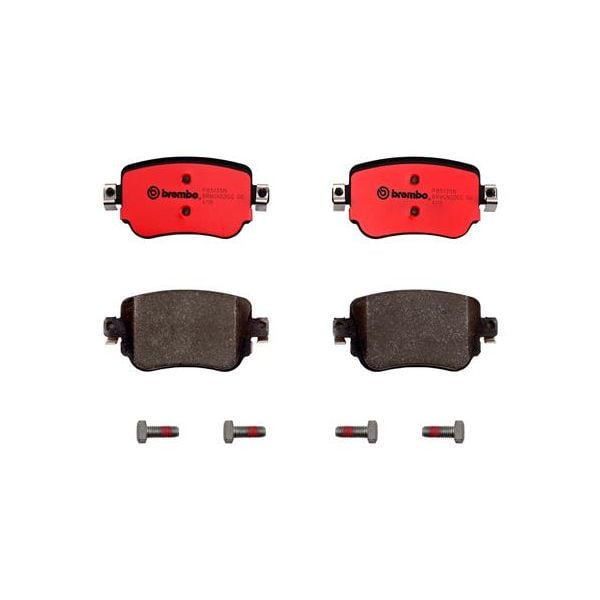 Brembo P85135N NAO Series Premium Ceramic Brake Pad Set Rear