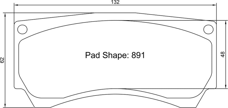 Paragon Brake Pads P2 suit Alcon CAR98
