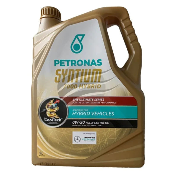 PETRONAS 0W-20 Syntium 7000 SN+ SP Hybrid GF-5 Dexos 1 Gen 2 Engine Oil 5L (70289M12EU)