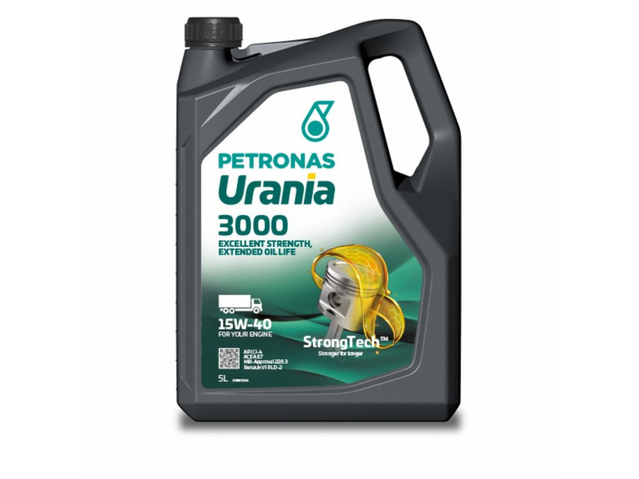 PETRONAS 15W-40 Urania 3000 LS CJ-4 Diesel Engine Oil 5L