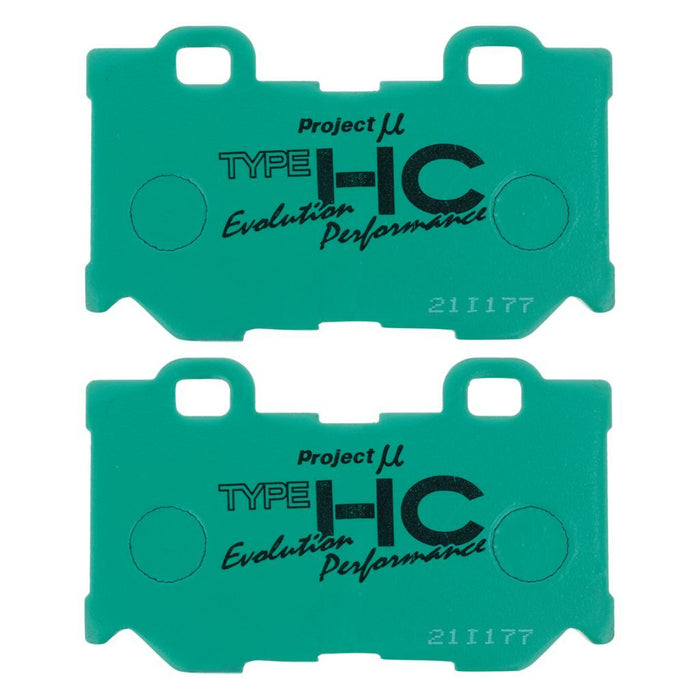 Project Mu R210-HC-EP Sports Performance Brake Pad Set