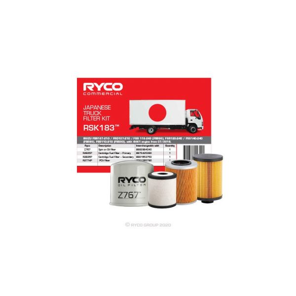 Ryco RSK183 Filter Service Kit