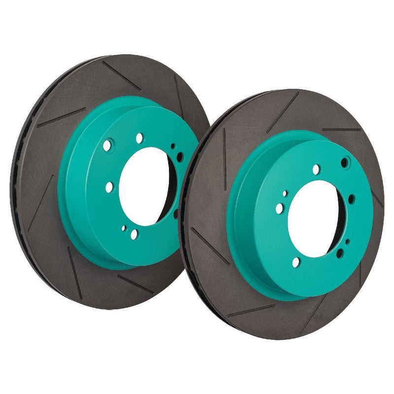 Project Mu SCRM046 SCR Brake Disc Rotor Pair - Mitsubishi Evo 5-9