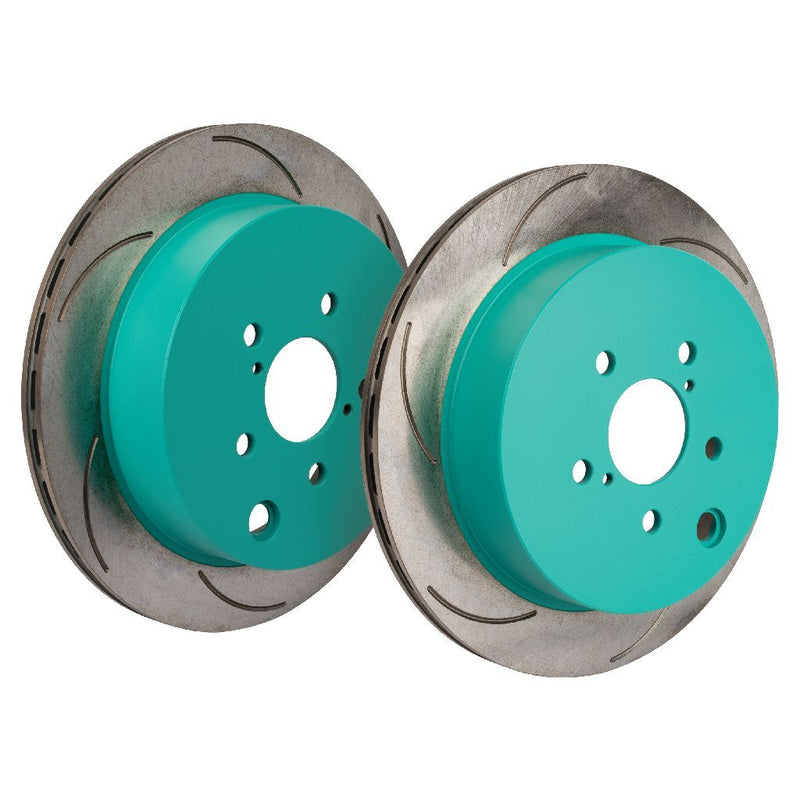 Project Mu SPPF205-S6 SCR Pure Plus 6 Brake Disc Rotor Pair - Subaru BRZ/WRX, Toyota 86 GTS (Rear)