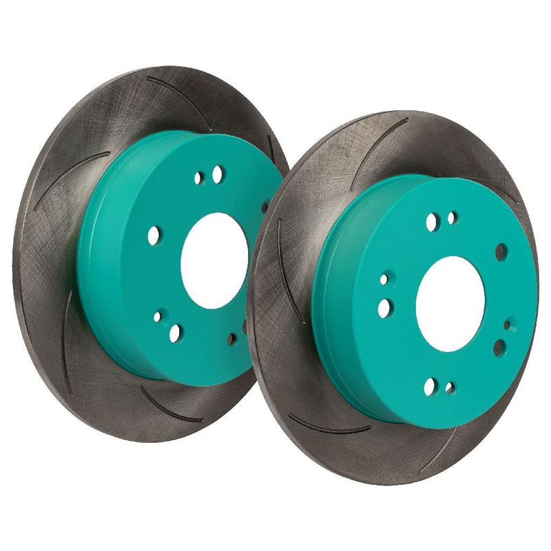 Project Mu SPPH202-S6 SCR Pure Plus 6 Brake Disc Rotor Pair - Honda Accord Euro CL9 (Rear)