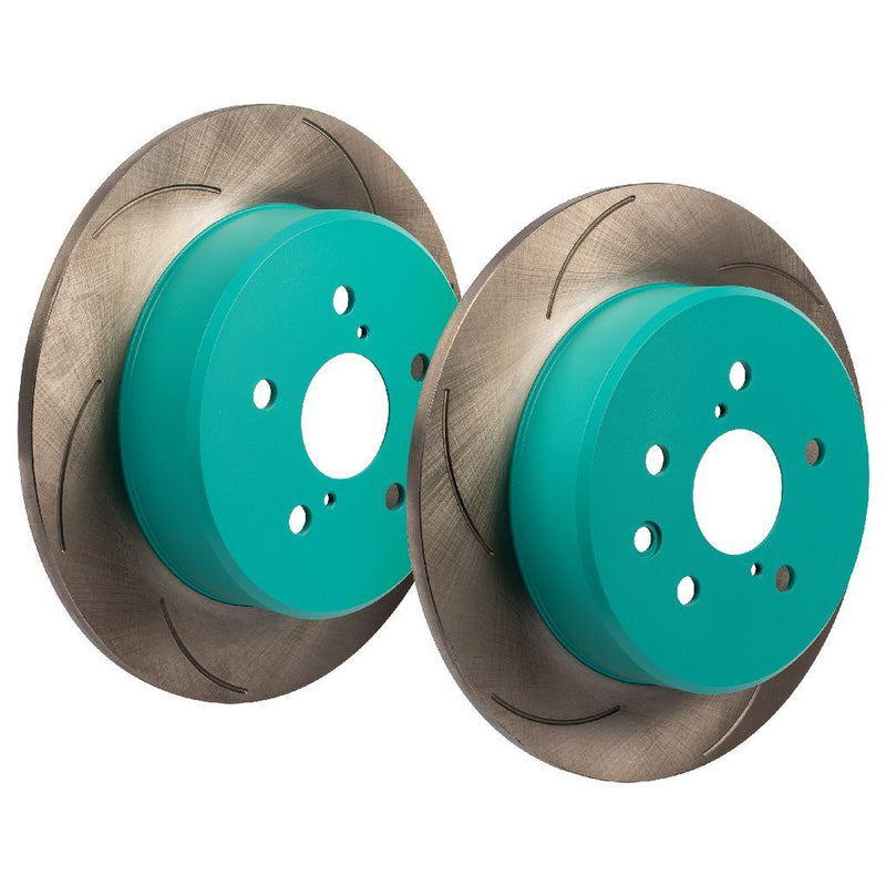 Project Mu SPPT201-S6 SCR Pure Plus 6 Brake Disc Rotor Pair - Toyota Chaser JZX110 Turbo (Rear)