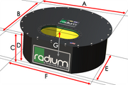 Radium Engineering Radium Engineering 20-0611 RA-Series Fuel Cell, 10.5 Gallon (39.7L) Spare Tyre, FIA & SFI, product image, part 20-0611