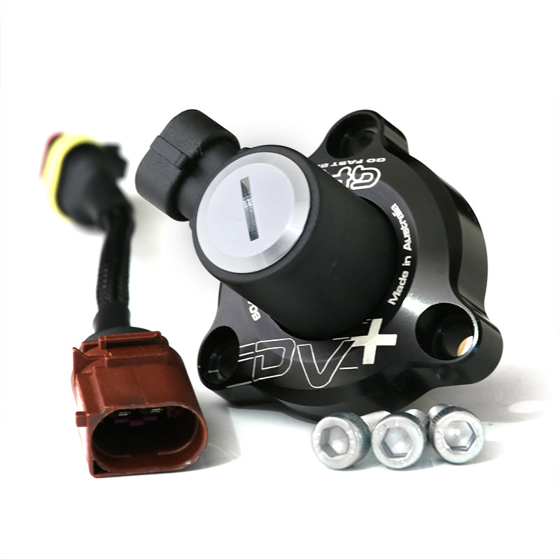 GFB GFB DV+ Diverter Valve with Integrated Solenoid - Audi A3/S3 (8P/8V)/VW Golf GTI (Mk5/Mk6/Mk7)/Skoda Octavia (Mk2/Mk3) - EA113/EA888, product image, part T9381