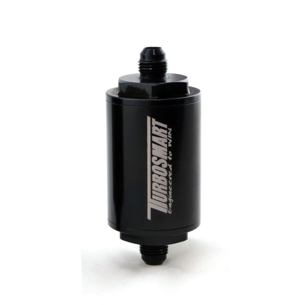 TurboSmart TS-0402-1130 FPR Billet Fuel Filter 10um -6AN - Black