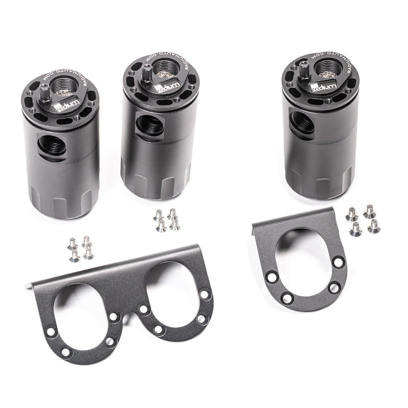 Radium Engineering Radium Engineering Dual Fluid Lock Universal Catch Can Kit, product image, part 20-0005-FL