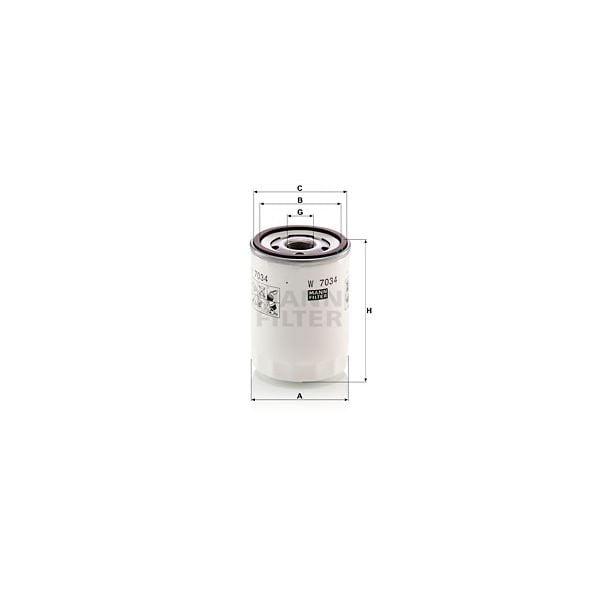 Mann Oil Filter W7034